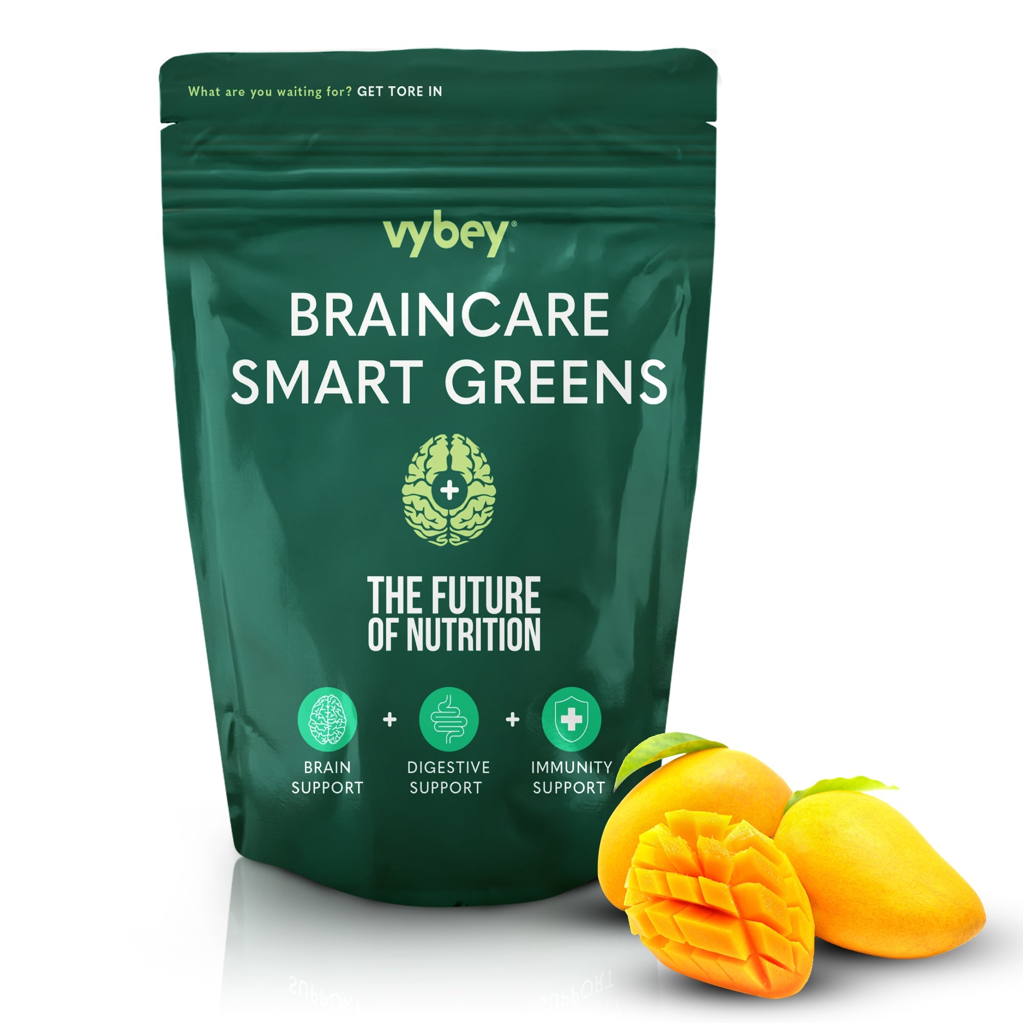 VYBEY Smart Greens daily greens nutrition powder pouch