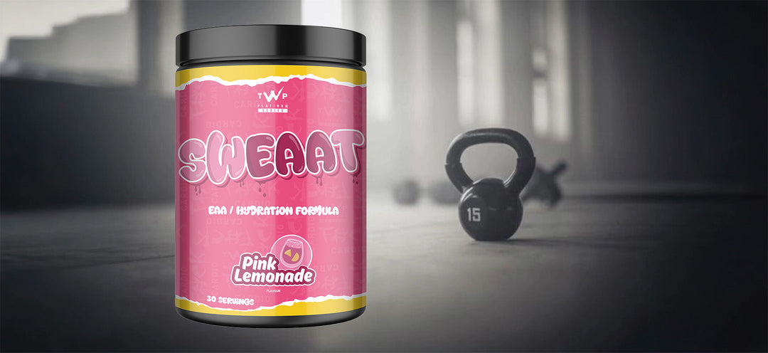 “TWP Sweeat hydration and electrolyte supplement available at Goodsnet New Zealand.”
