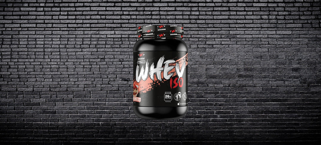 “TWP All The Whey Up ISO 900g whey isolate protein powder available at Goodsnet New Zealand.”