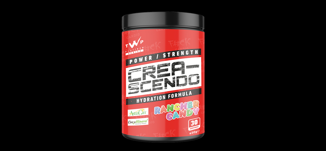 “TWP Crea-Scendo creatine supplement available at Goodsnet New Zealand.”