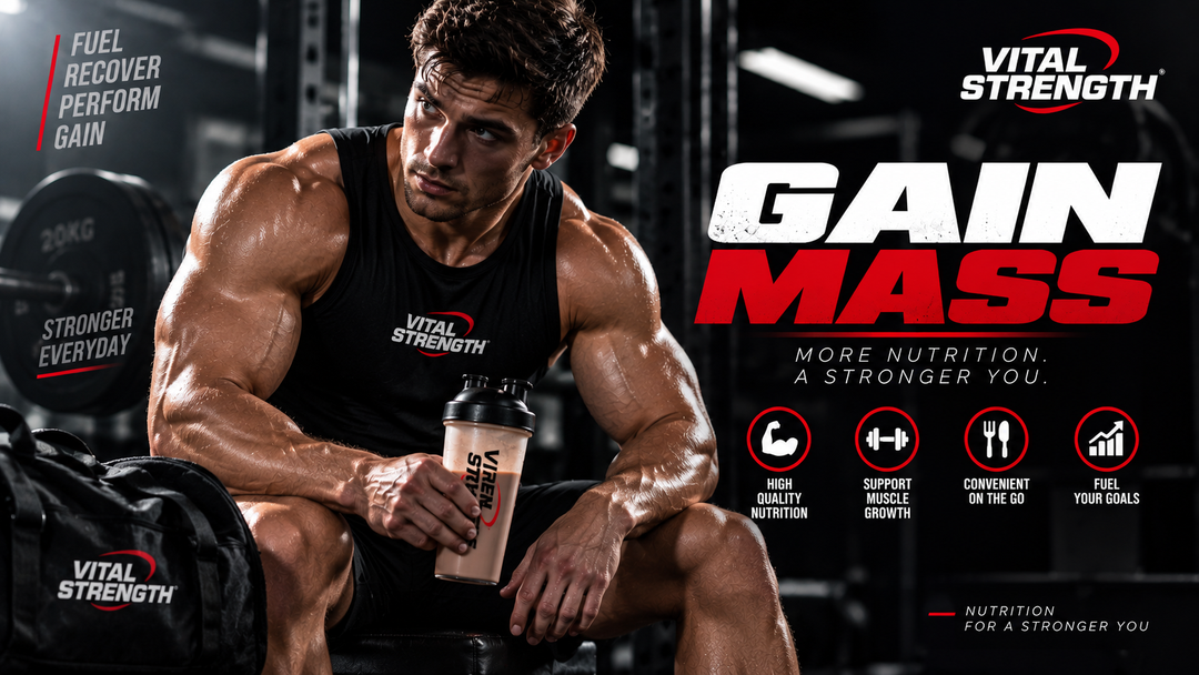 Vital Strength Gain Mass sports nutrition for muscle growth strength and recovery