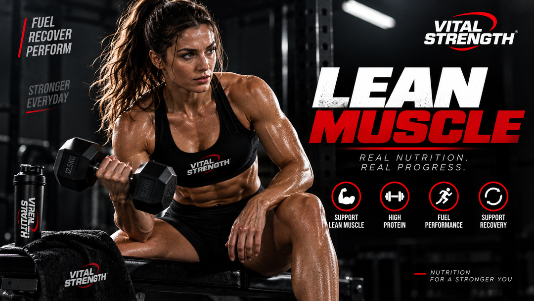 Vital Strength Lean Muscle sports nutrition for strength, protein and recovery in New Zealand