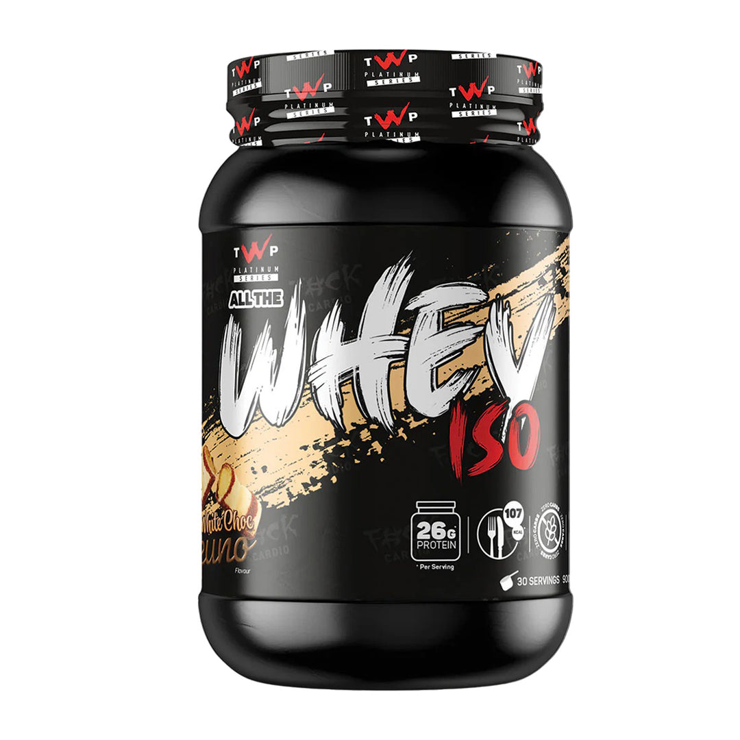 TWP ISO Whey Protein – Vanilla Cheesecake 900g Tub – 0g Sugar, 26g Protein