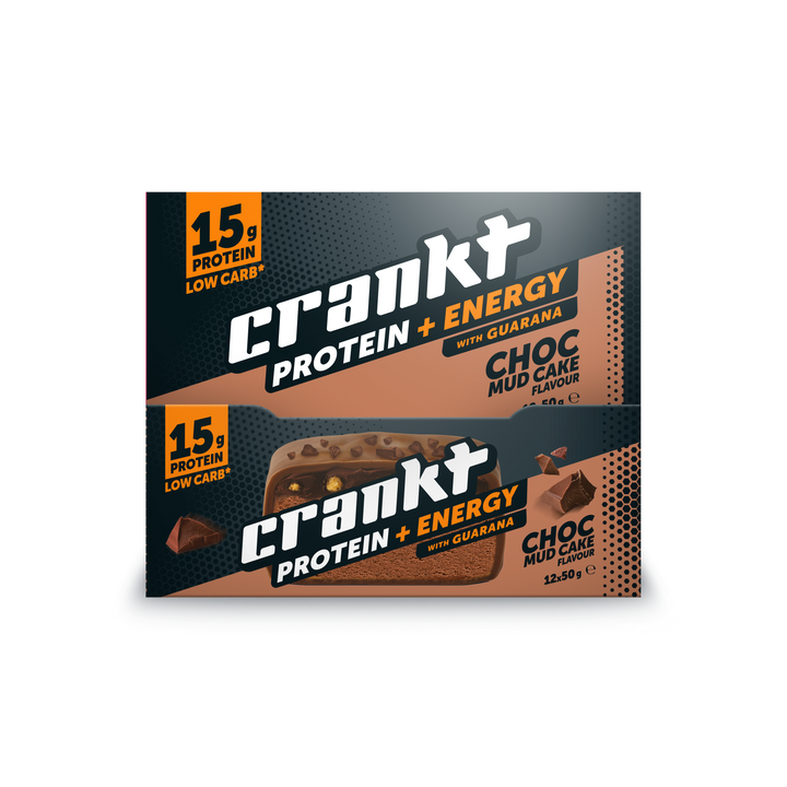 Crankt 15g Energy Snacking Protein BAR Choc Mudcake 50g