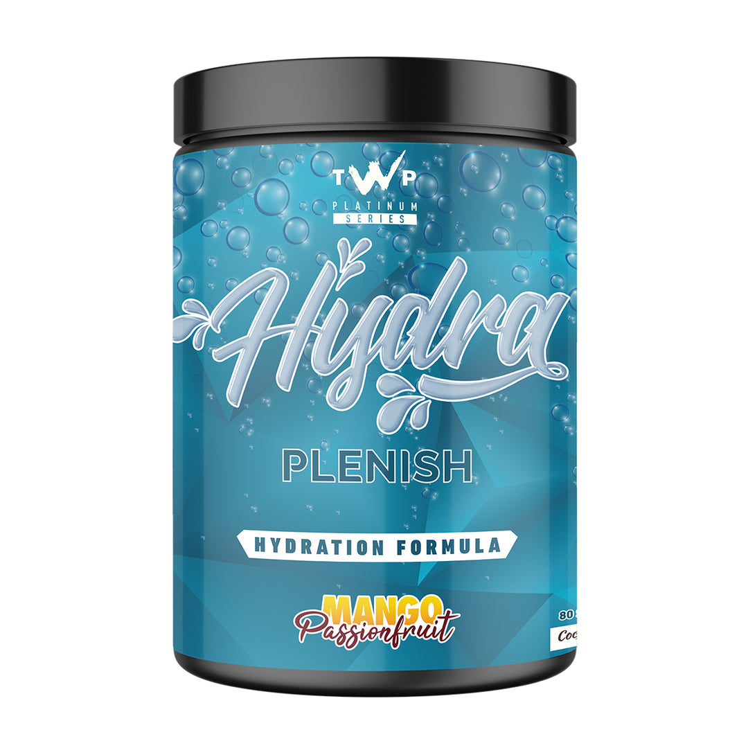 TWP HYDRA-PLENISH – Mango Passionfruit 800g Tub – Hydration & Electrolyte Drink