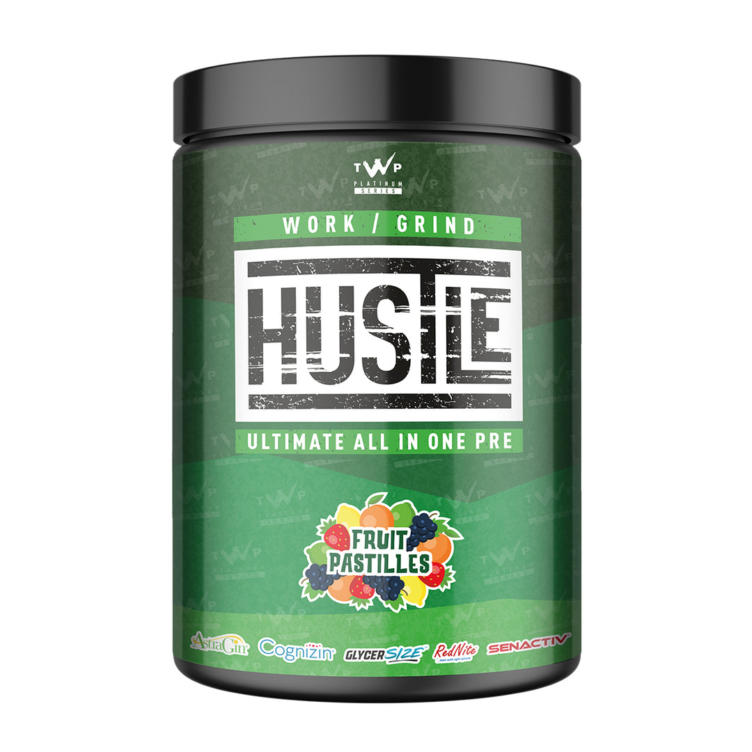 TWP WORK / GRIND – HUSTLE Pre-Workout 559g – Fruit Pastilles Flavour