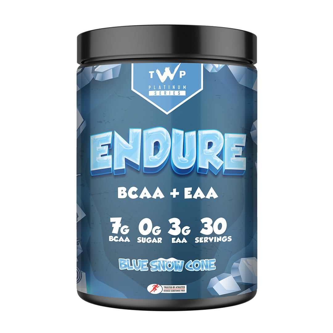 TWP ENDURE BCAA + EAA – Blue Snow Cone 510g Tub