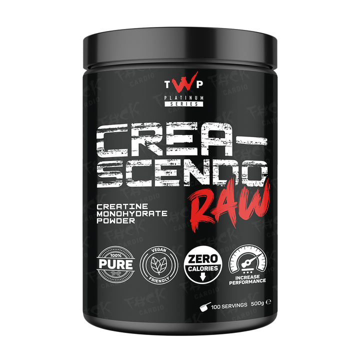 TWP CREA-SCENDO RAW – Pure Creatine Supplement 500g tub