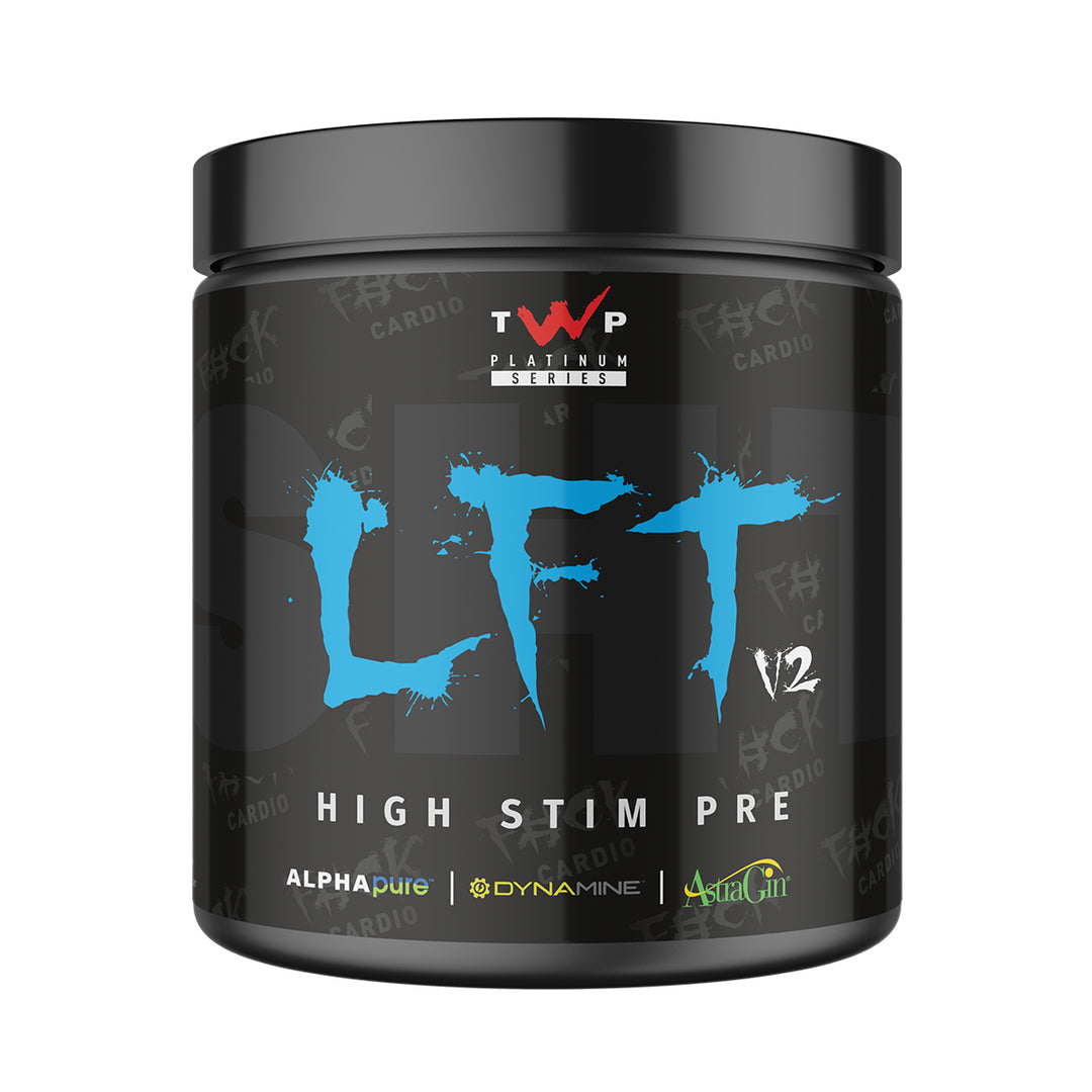 TWP High Stim Pre-Workout – Blue Snow Cone 390g Tub – Intense Energy & Focus