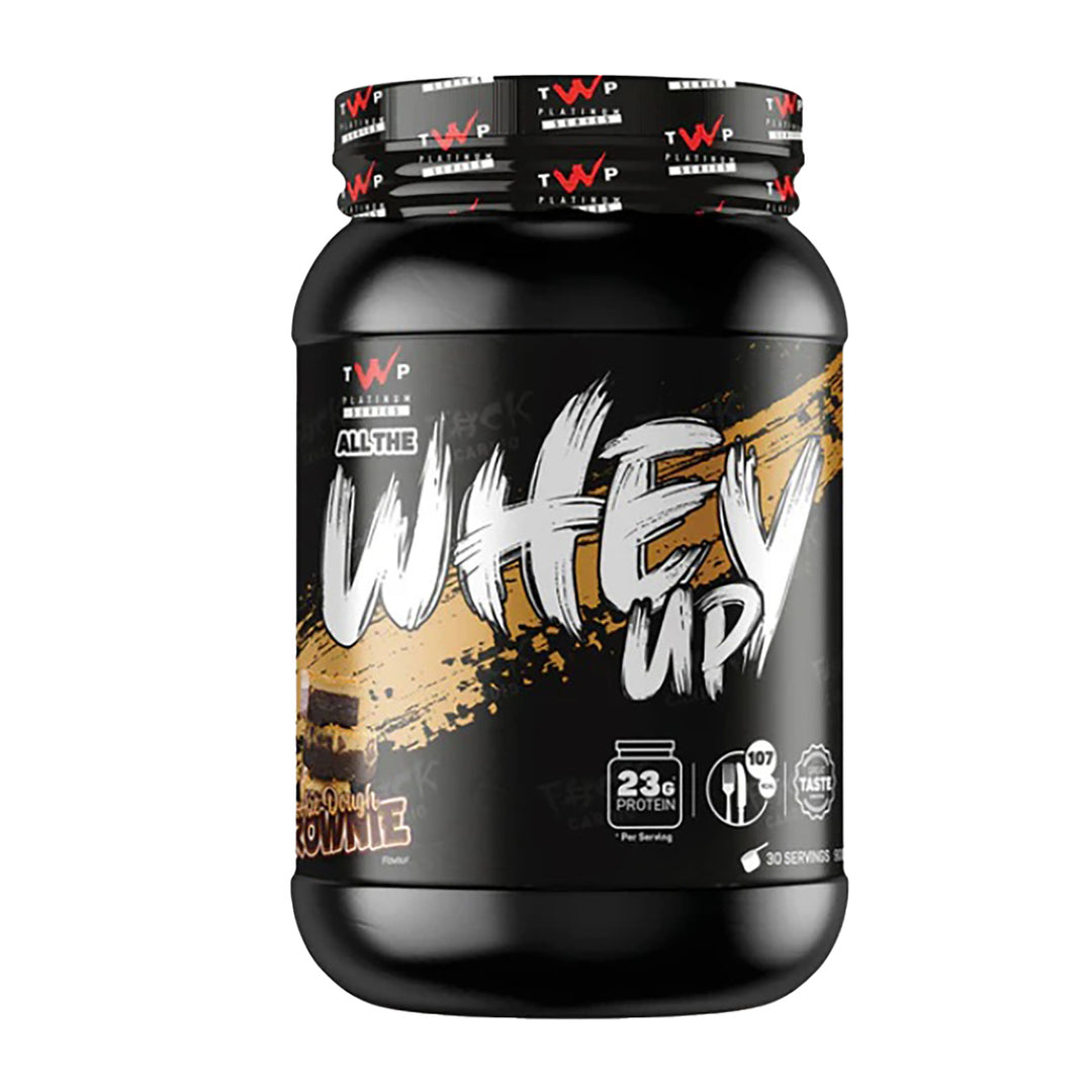 TWP ALL THE WHEY UP Whey Protein – Cookie Dough Brownie 900g Tub