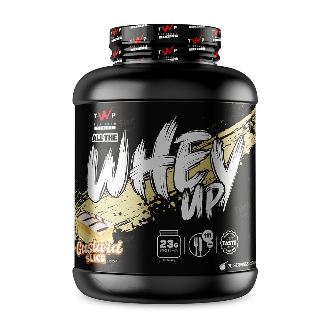 TWP ALL THE WHEY UP Whey Protein – Custard Slice 2.1kg Tub