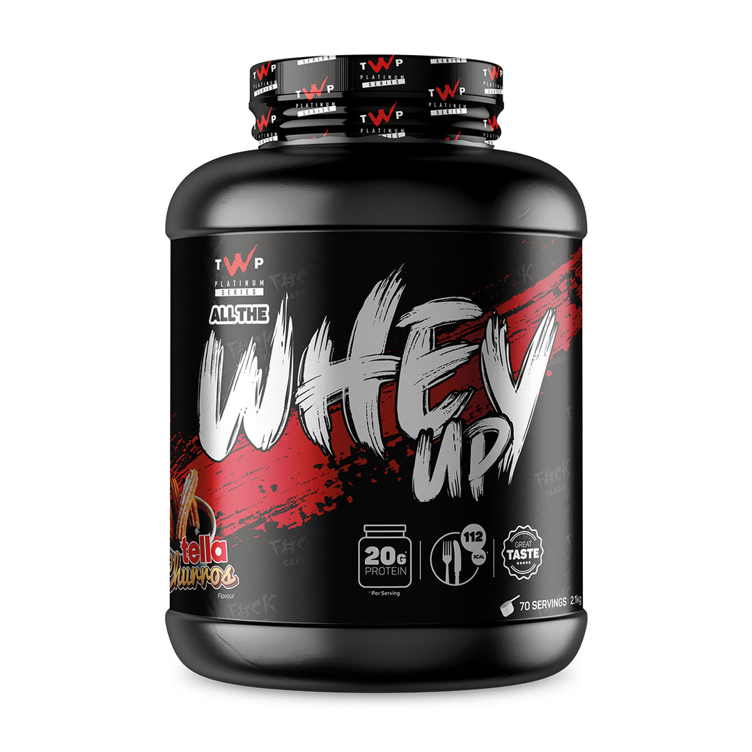 TWP ALL THE WHEY UP – Tella Churro-Choc Hazelnut Whey Protein 2.1kg Tub
