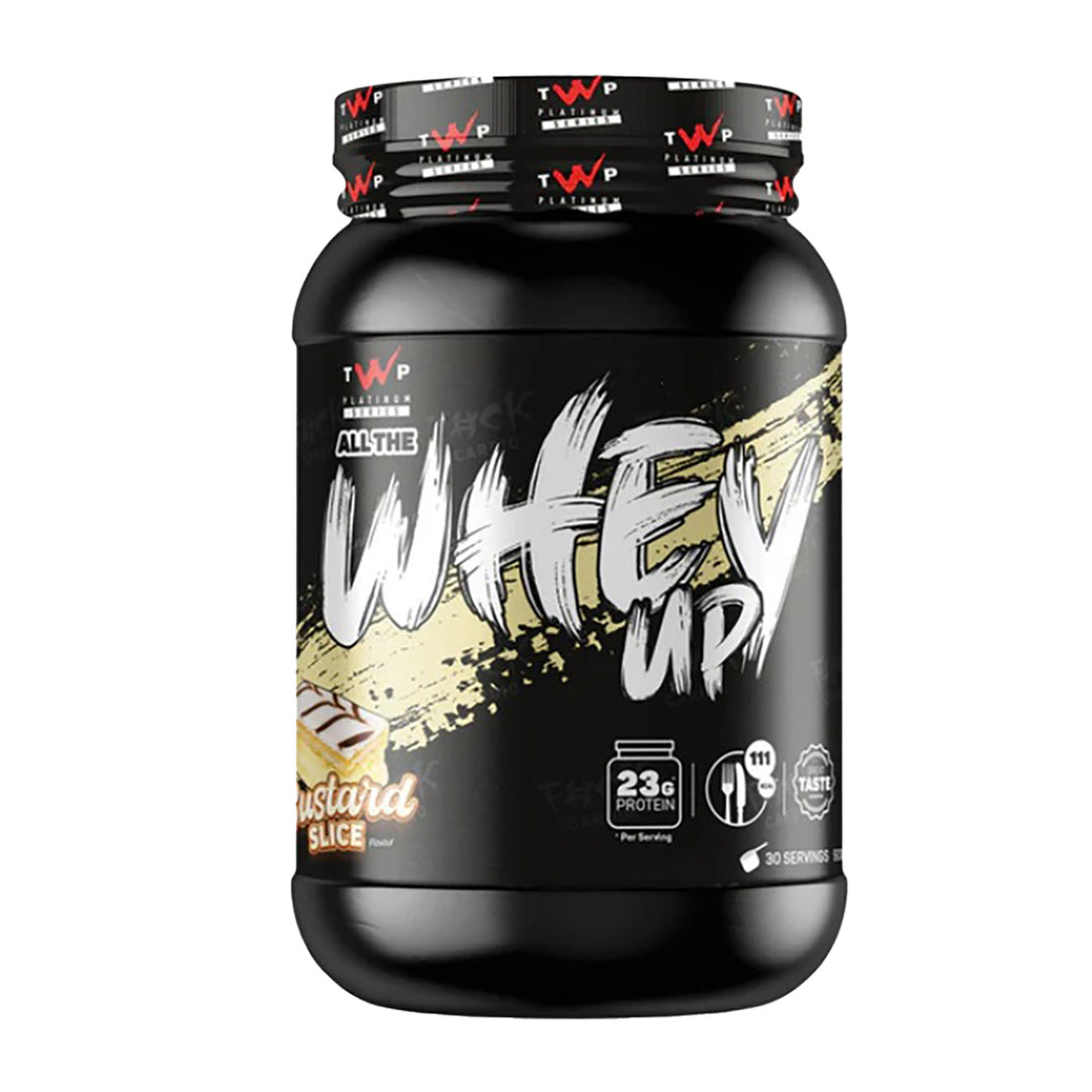 TWP ALL THE WHEY UP Whey Protein – Custard Slice 900g Tub