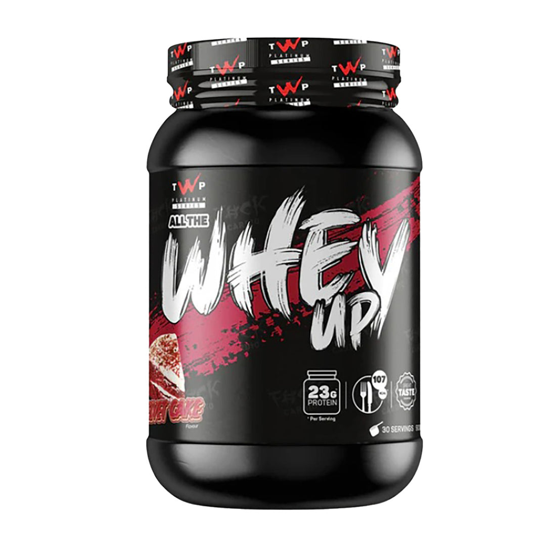 TWP ALL THE WHEY UP Whey Protein – Red Velvet Cake 900g Tub