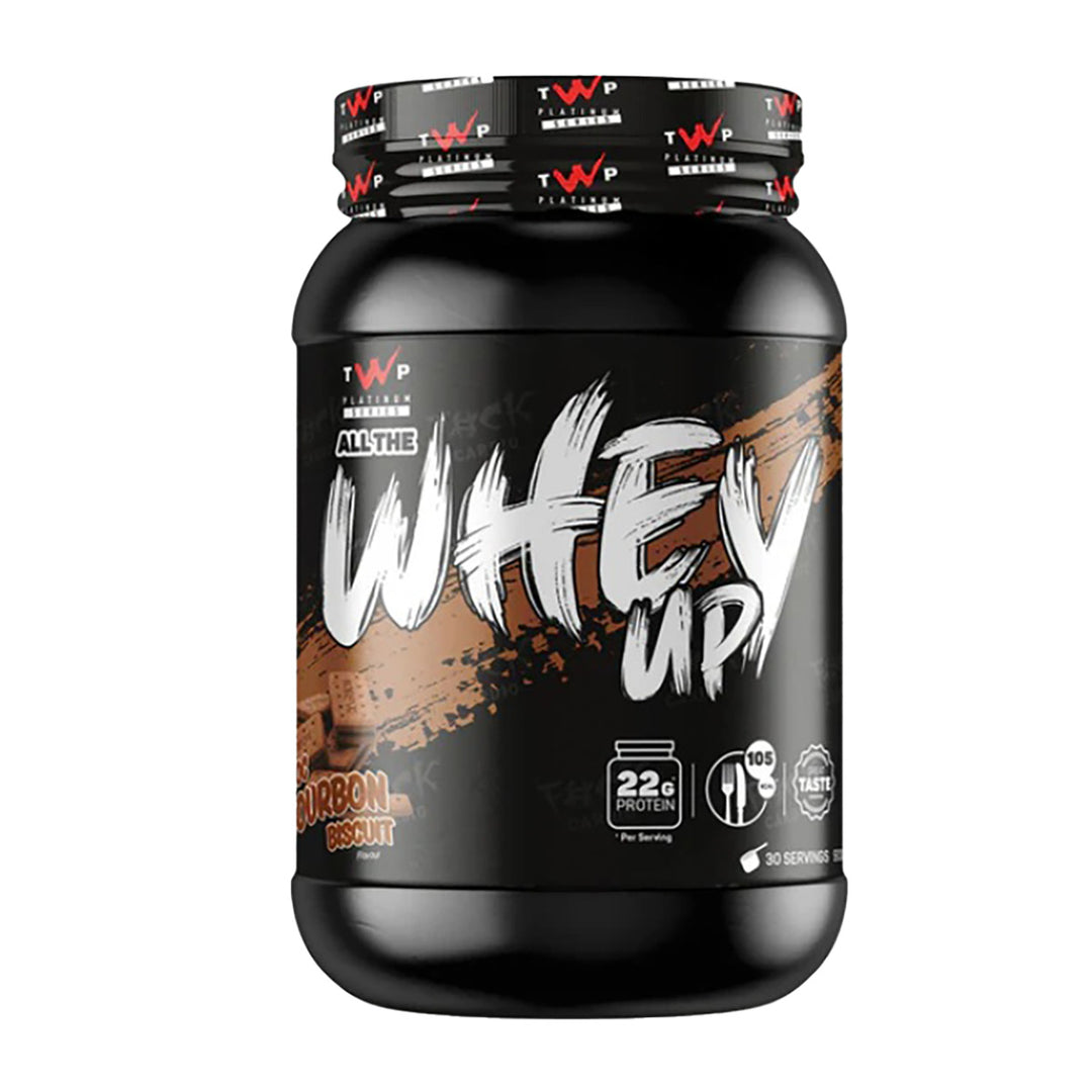 TWP ALL THE WHEY UP Whey Protein – Choc Bourbon Biscuit 900g Tub