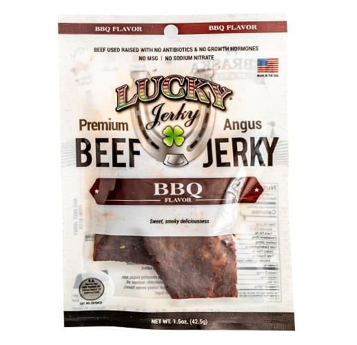 Nebraska Star Beef Premium Beef Jerky BBQ | High-Protein Snack (42g)