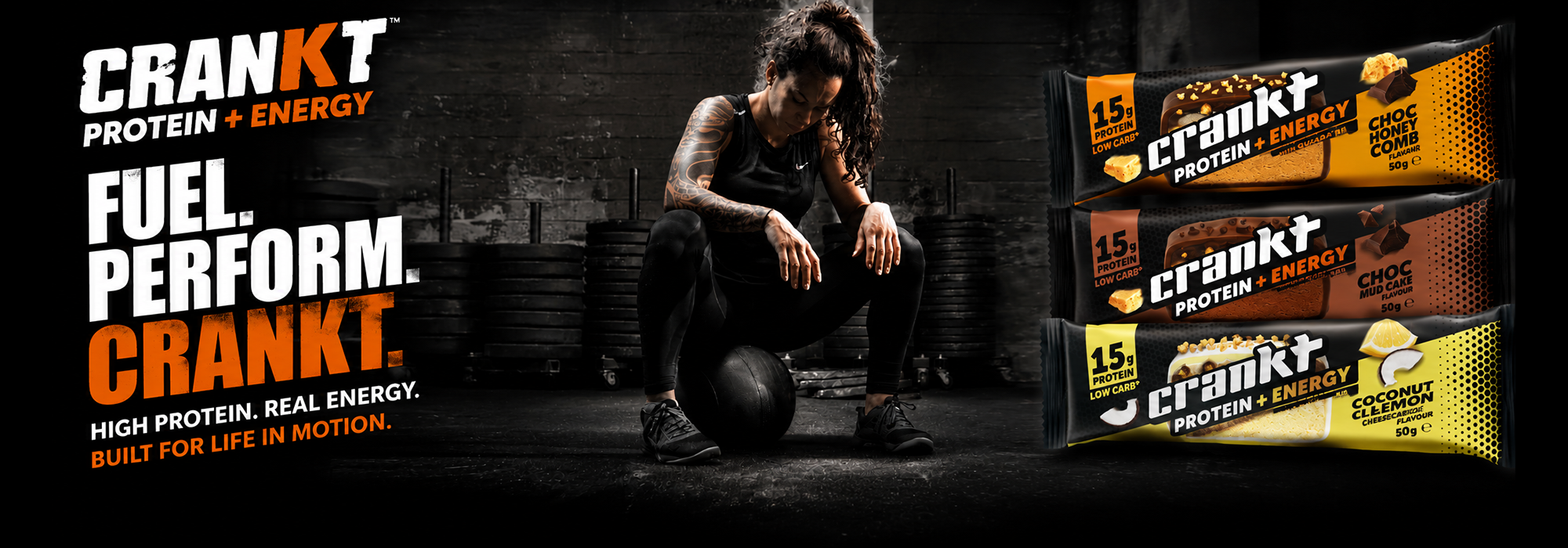 CRANKT Protein + Energy Bars at FreshChoice stores across New Zealand – distributed by Goodsnet.”