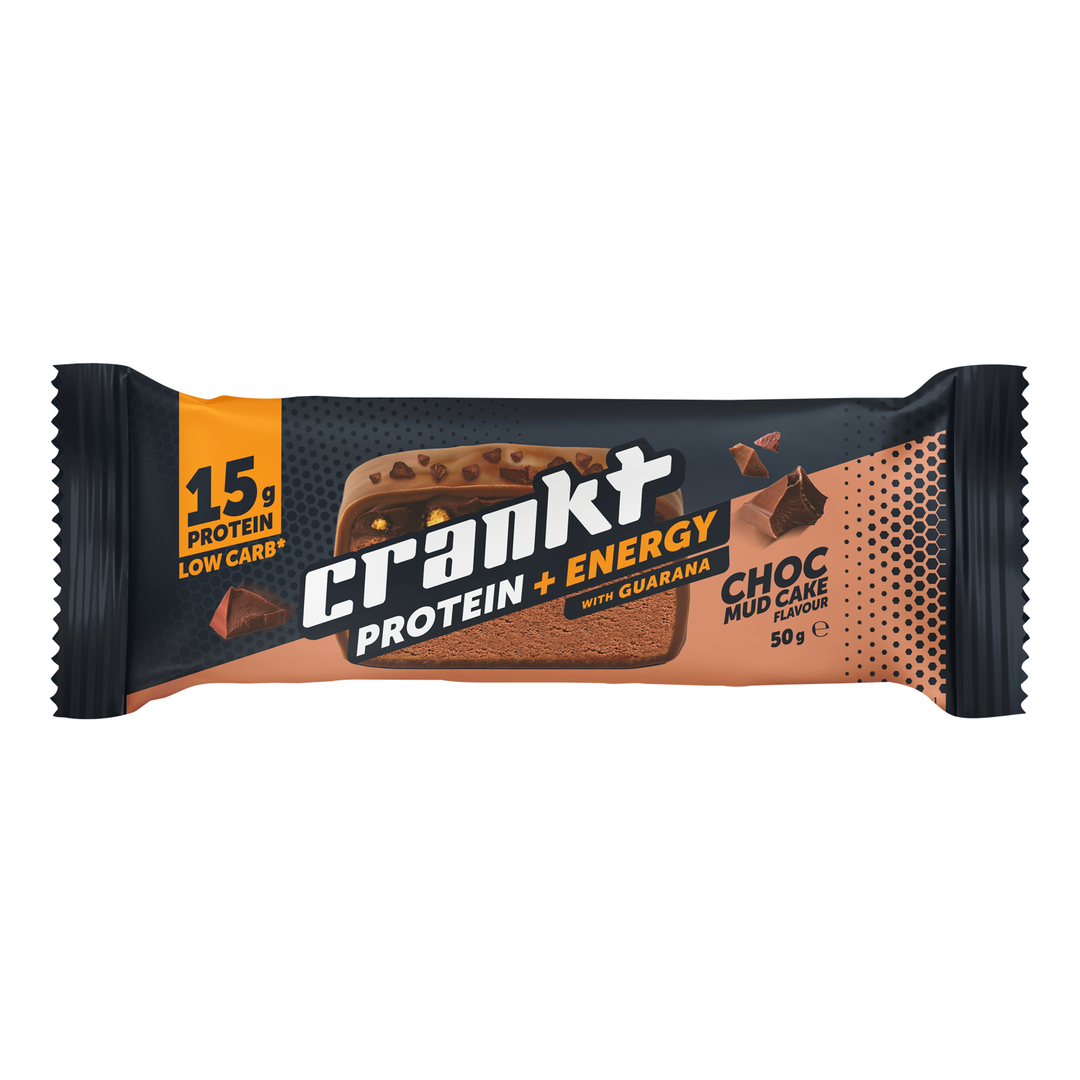 Crankt 15g Energy Snacking Protein BAR Choc Mudcake 50g