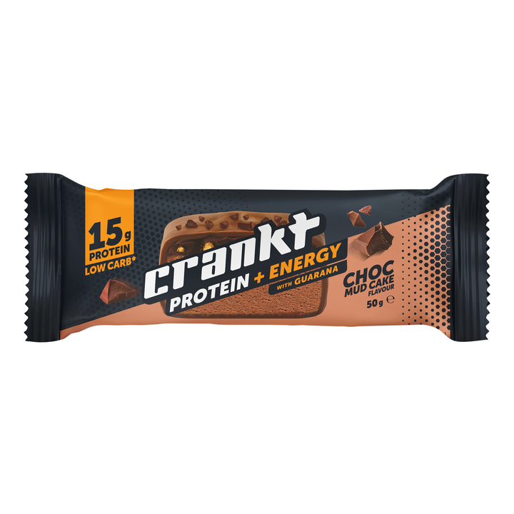 Crankt 15g Energy Snacking Protein BAR Choc Mudcake 50g