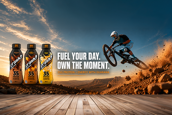 Crankt Protein + Energy 35g protein shakes – Chocolate, Chocolate Honeycomb and Banana – Goodsnet New Zealand.
