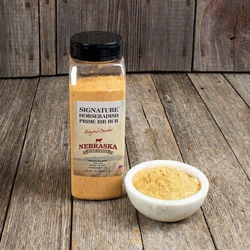 Nebraska Star Beef Premium Dry Rub Horseradish Prime Rib | All-Purpose Seasoning (544g)