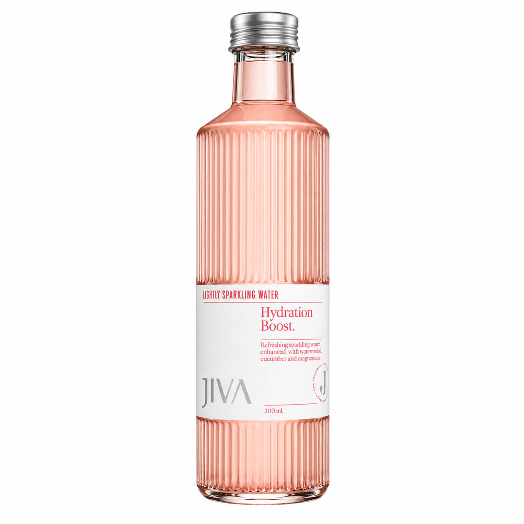 JIVA Hydration Boost Sparkling Water 300ml with watermelon, cucumber and magnesium