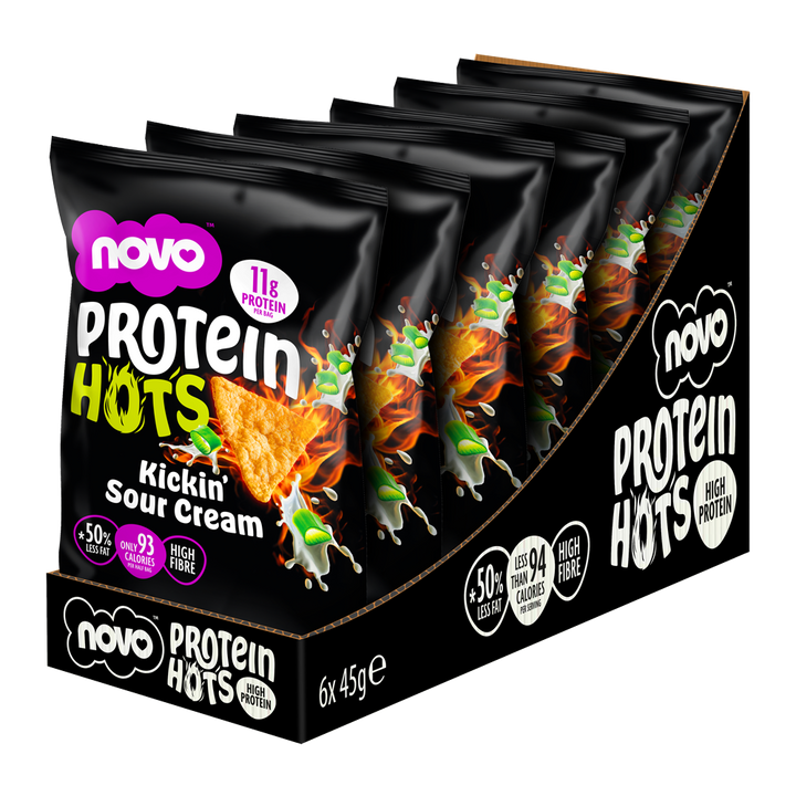 Kickin' Sour Cream Protein HOTS (6 × 45 g) | Novo Nutrition