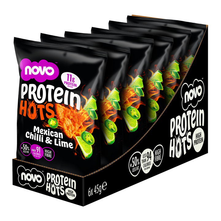 Mexican Chilli & Lime Protein HOTS (6 × 45 g) | Novo Nutrition