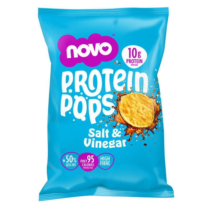 Salt & Vinegar Protein Pops | High-Protein Low Sugar Snack | Novo 45g