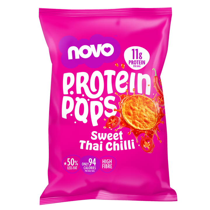 Sweet Chilli Protein Pops | High-Protein Low Sugar Snack | Novo 45g