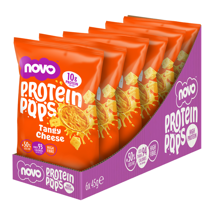 Tangy Cheese Protein Pops (6 × 45 g) | Novo Nutrition  Short Description