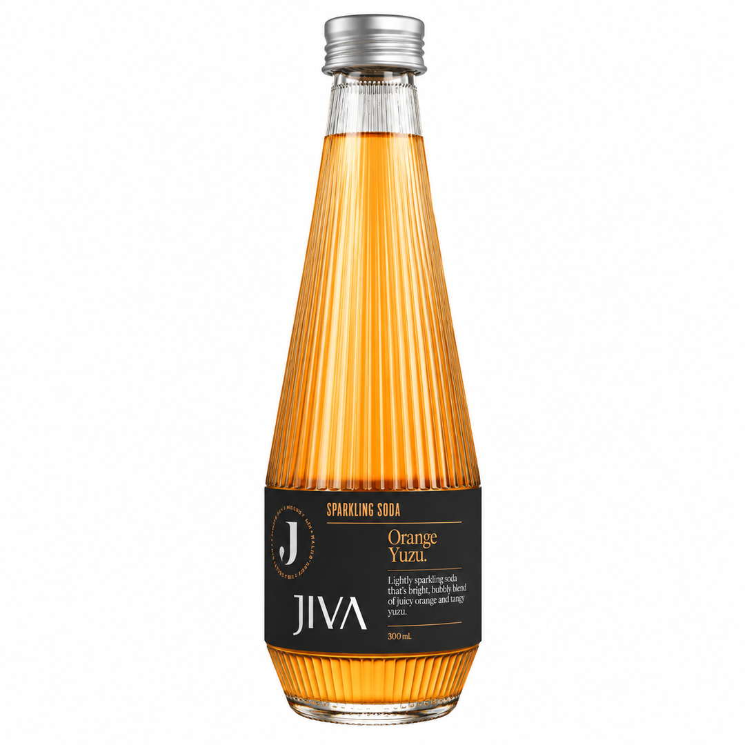 JIVA Orange Yuzu Soda 300ml bottle New Zealand