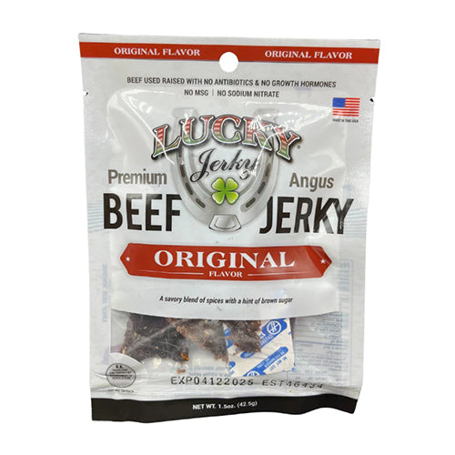 Nebraska Star Beef Premium Beef Jerky Original | High-Protein Snack (42g)