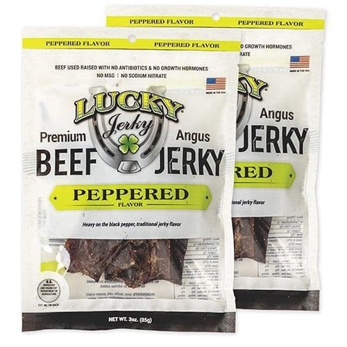 Nebraska Star Beef Premium Beef Jerky Peppered | High-Protein Snack (85g)