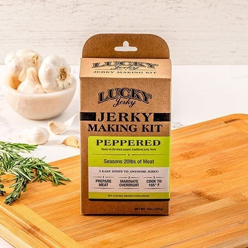 Nebraska Star Beef Jerky Kit Peppered | DIY Classic Peppered Jerky Seasoning & Cure (340g)