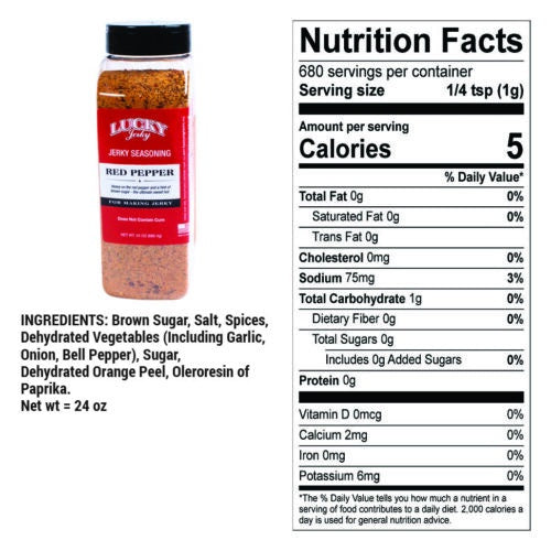 Nebraska Star Beef Premium Dry Rub Red Pepper | Spicy All-Purpose Seasoning (680g)