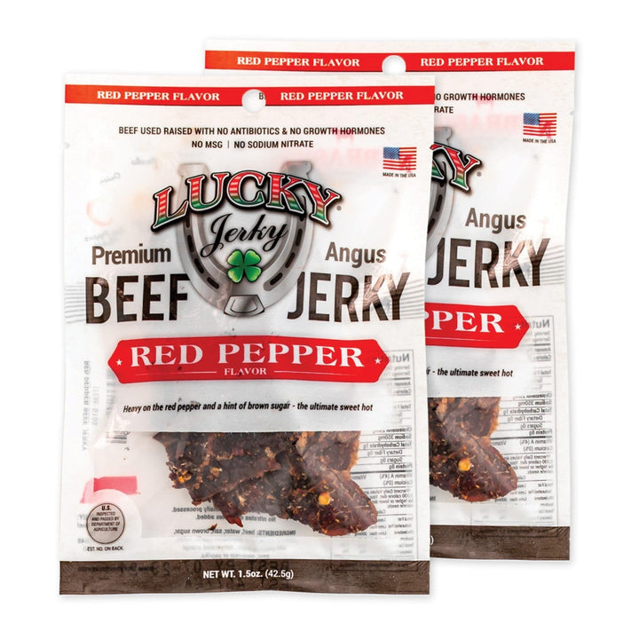 Nebraska Star Beef Premium Beef Jerky Red Pepper | High-Protein Snack (85g)