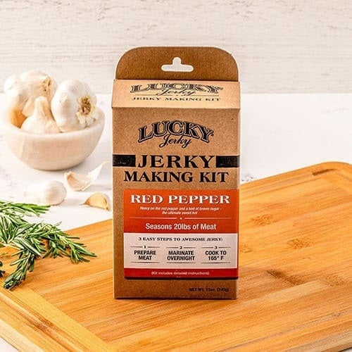 Nebraska Star Beef Jerky Kit Red Pepper | DIY Spicy Jerky Seasoning & Cure (340g)
