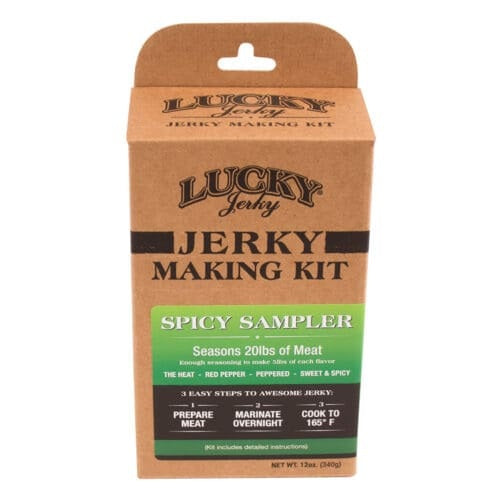Nebraska Star Beef Jerky Kit Spicy Sampler | DIY Spicy Jerky Seasoning & Cure (340g)
