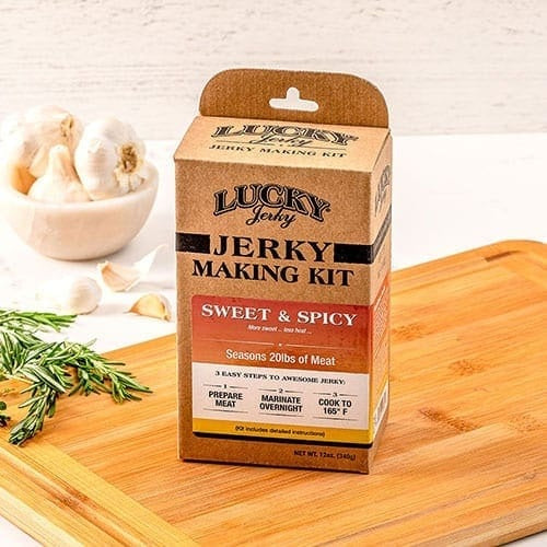 Nebraska Star Beef Jerky Kit Sweet & Spicy | DIY Jerky Seasoning & Cure (340g)
