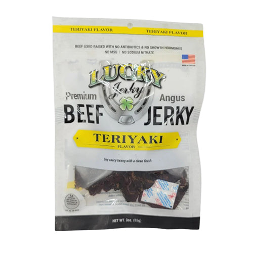 Nebraska Star Beef Premium Beef Jerky Teriyaki | High-Protein Snack (42g)