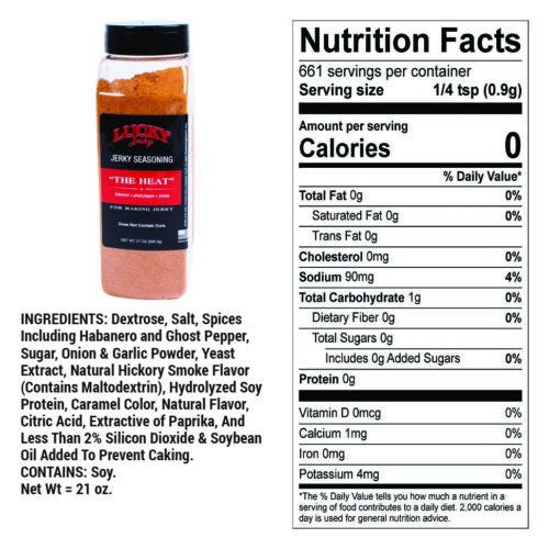Nebraska Star Beef Premium Dry Rub The Heat | Spicy All-Purpose Seasoning (595g)