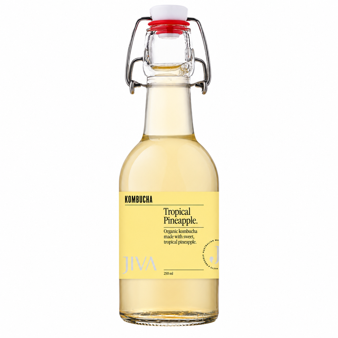 JIVA Kombucha Tropical Pineapple 250ml bottle