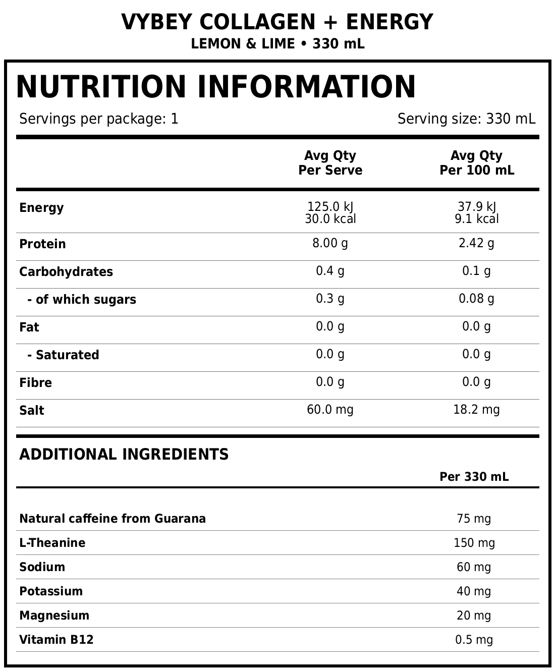 Nutrition Information Panel