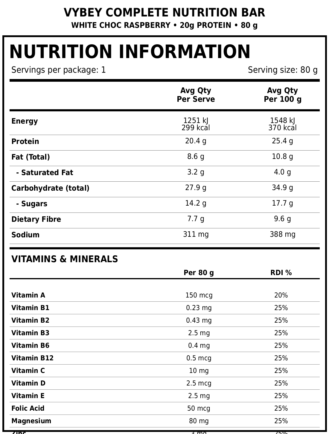 Nutrition Information Panel