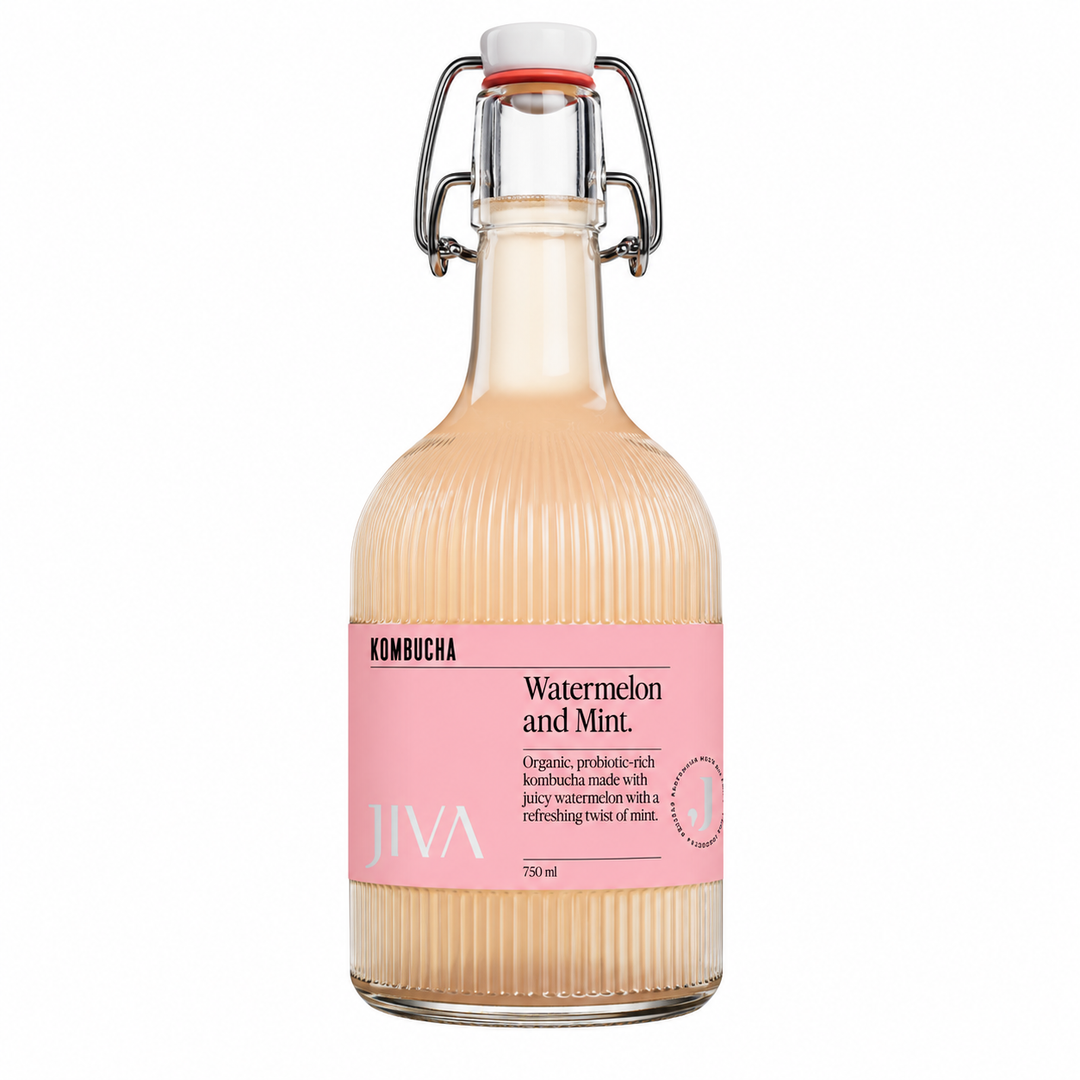 JIVA Kombucha Watermelon & Mint 750ml bottle