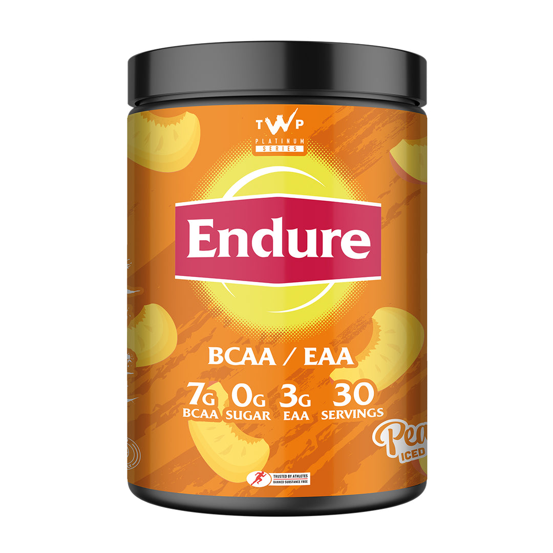 TWP ENDURE BCAA + EAA – Peach Iced Tea 510g Tub
