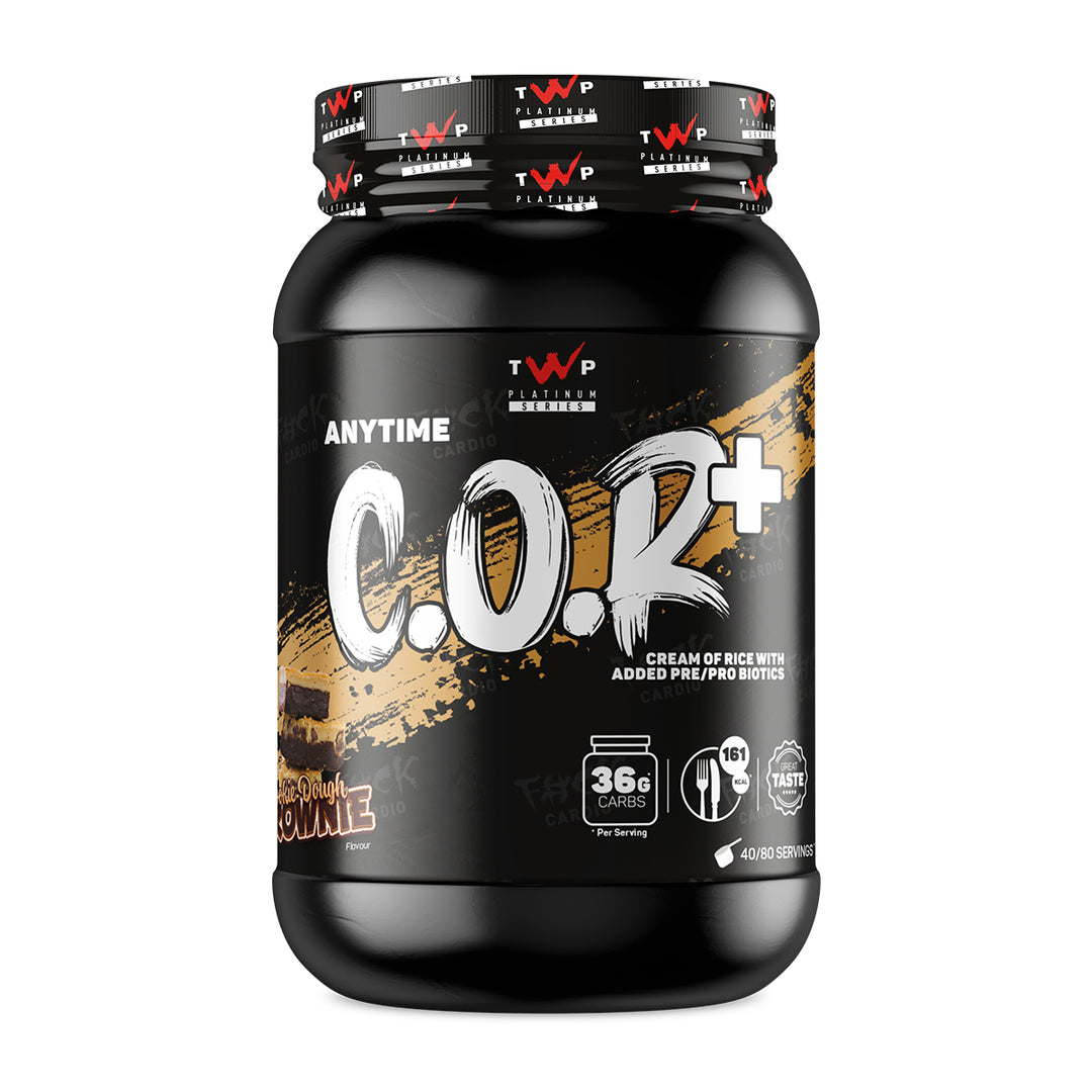 TWP C.O.R+ Cream of Rice – Cookie Dough Brownie flavour 1.8kg tub