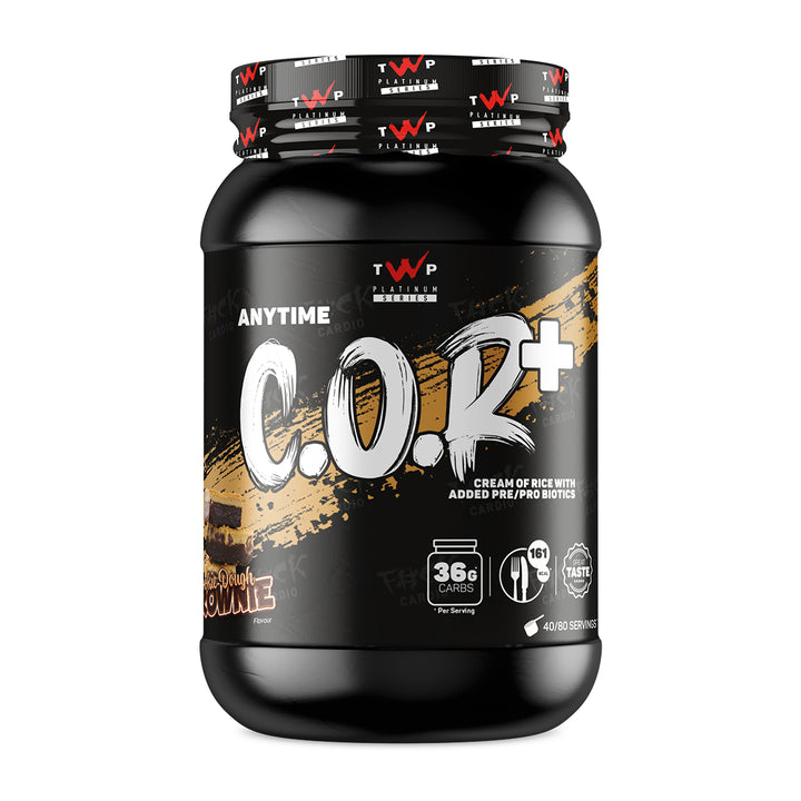 TWP C.O.R+ Cream of Rice – Cookie Dough Brownie flavour 1.8kg tub