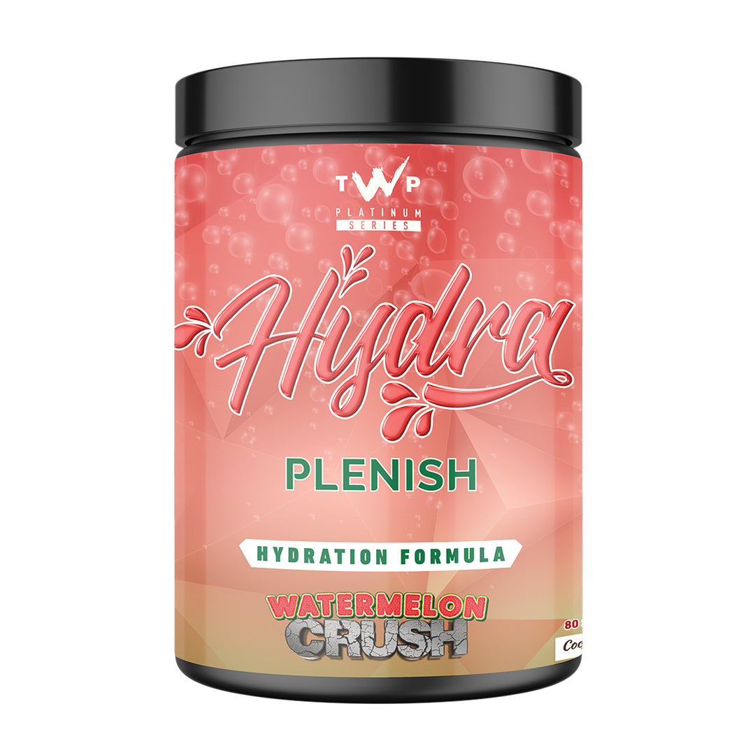 TWP HYDRA-PLENISH – Watermelon Crush 800g Tub – Hydration & Electrolyte Formula
